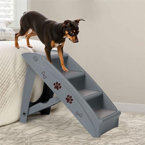 LEMY Foldable Pet Ladder,Pet Stairs with 4 Steps - Image 2