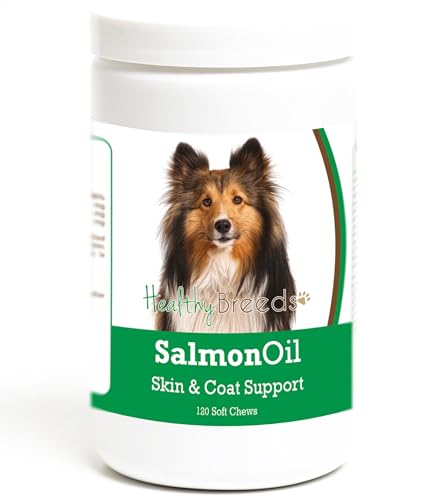 Healthy Breeds Shetland Sheepdog Salmon Oil Soft Chews 120 Count