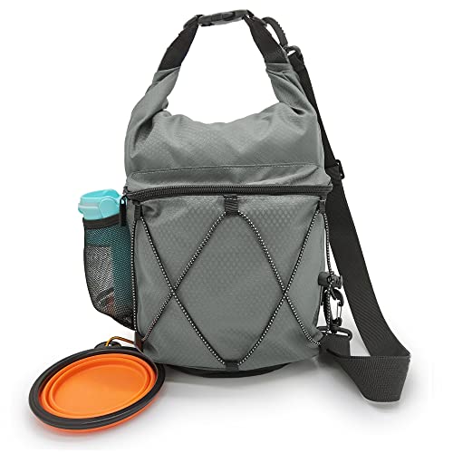 Waterproof Roll Top Pet Dog Food Travel Organizer Storage - Image 5
