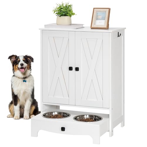 HOOBRO Dog Feeding Station with Storage and Hooks, Dog - Image 2