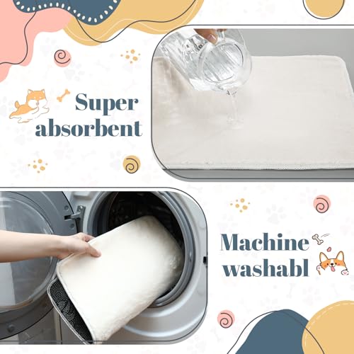 Drydiet 4 Pcs Cat Carrier Pad Reversible Liner, Beige, 17 x 11 Inch - Image 5
