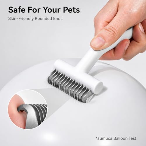 aumuca Undercoat Rake for Dogs, Deshedding & Dematti | Grooming & Care - Image 7