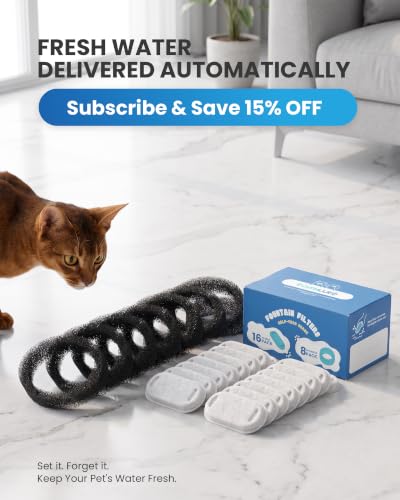 Official Tomxcute Cat Water Fountain Replacement Filters - Image 7