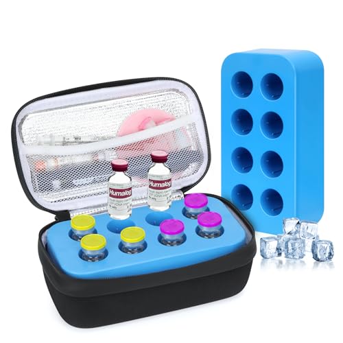 YOUSHARES Insulin Vial Cooler Travel Case - 8 Slots | Travel Organizat - Image 2