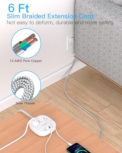 Travel Essentials, 22.5W/4.5A Flat Plug Power Strip - Image 6