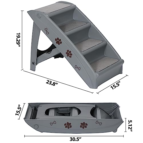 LEMY Foldable Pet Ladder,Pet Stairs with 4 Steps - Image 4