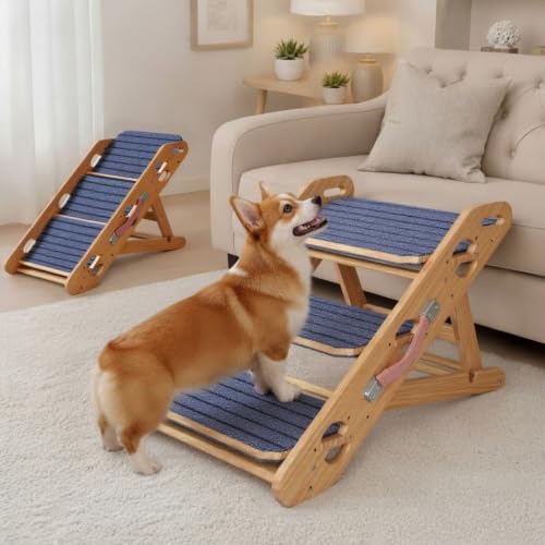 2-in-1 Convertible Dog Ramp & Stairs for Bed/Couch/Sofa - Image 2