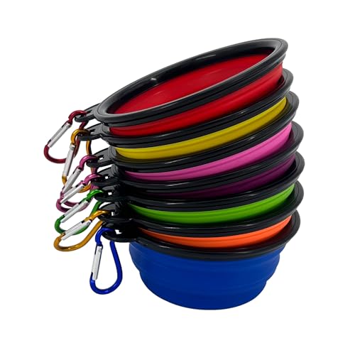 Collapsible Dog Bowl, 10 Pack, Portable, Safe, Reusa | Travel Essentia - Image 2