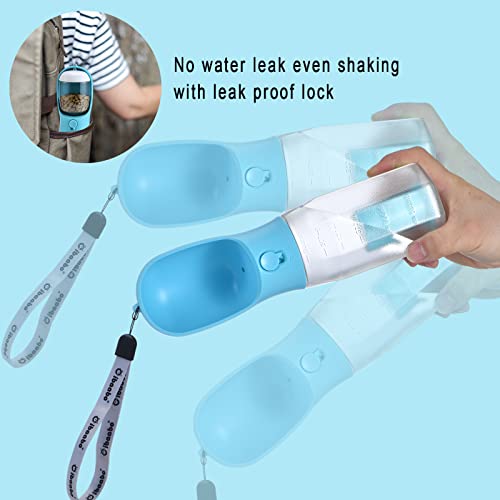 Dog Water Bottle with Food Container & Poop Bag Holder & Filter - Image 6