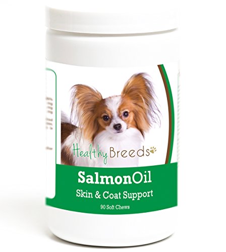 Healthy Breeds Papillon Salmon Oil Soft Chews 90 Count