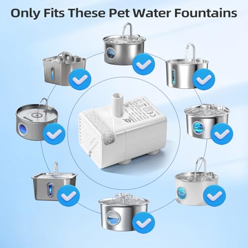 Cat Water Fountain Pump, Auto Waterless Power-Off JY-830 Pump - Image 3
