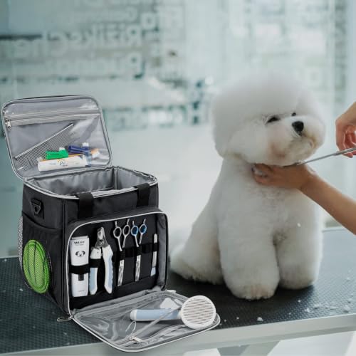 Pet Grooming Bag, Dog Grooming Supplies Organizer Tote Bag - Image 3
