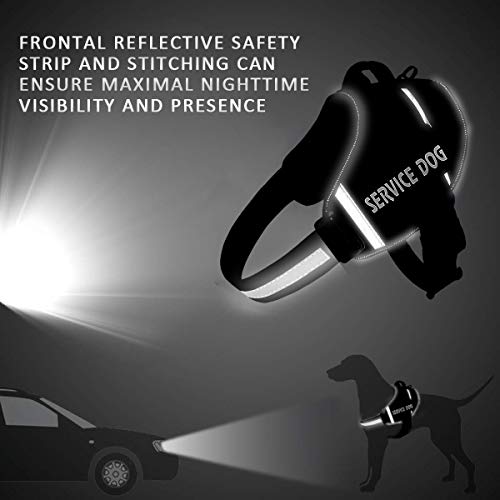 JSXD Dog Harness,No-Pull Service Dog Harness with Handle - Image 4