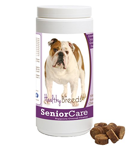 Healthy Breeds Bulldog Senior Dog Care Soft Chews 100 Count