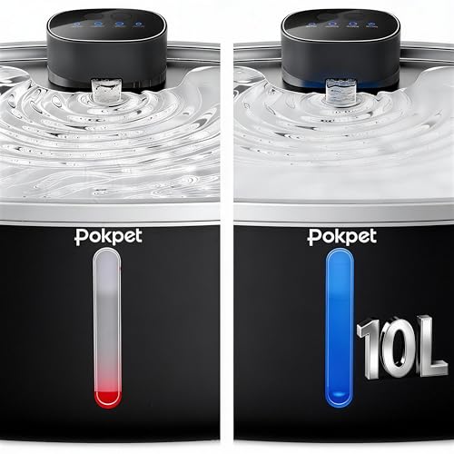 Cat Dog Water Fountain, Stainless Wireless Pet Water Bowl - Image 7
