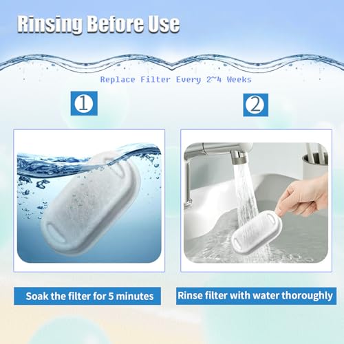 Cat Water Fountain Filter, 8 Pack Cat Fountain Filter Replacement - Image 5