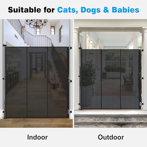 Reinforced 65" Extra Tall Pet Gate for Doorway | Pet Essentials - Image 7