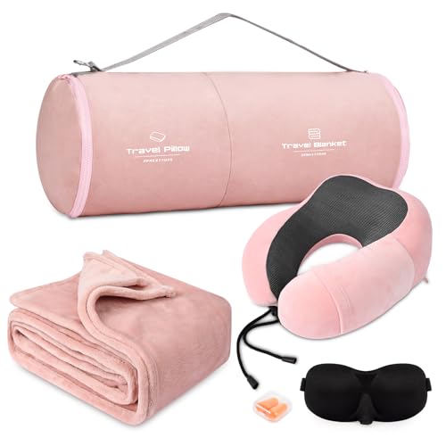 urnexttour Travel Pillow and Blanket Set Neck Pillow | Travel Comfort - Image 2