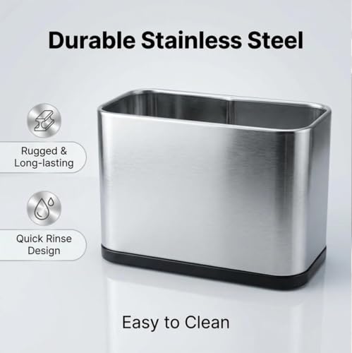 Full Metal Cat Litter Scoop with Holder, Stainless Steel Cat Litter Scooper Holder, Stainless-Steel Kitty Scoop Captures All Clumps, Heavy Duty Kitty Metal Scooper with Non-Slip Ha - Image 8