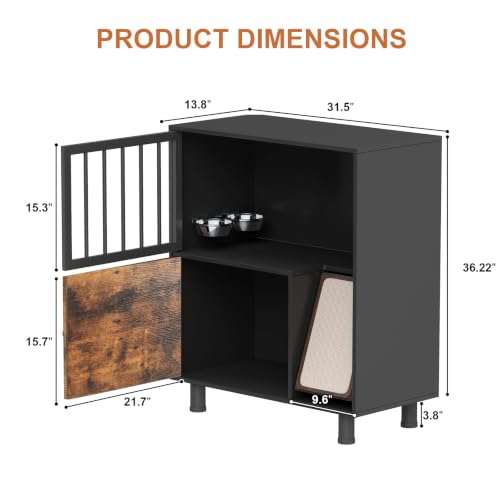 Rovibek Dog Proof Cat Feeding Station, Cat Feeding Station - Image 3