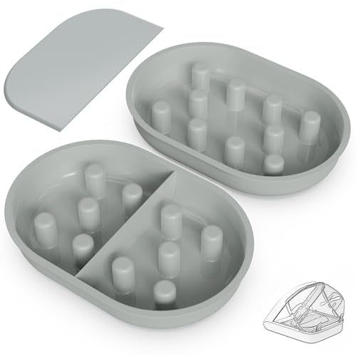 Slow Feeder Bowl for Automatic Microchip Cat Pet Feeder - Image 2