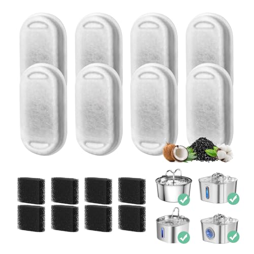 Cat Water Fountain Filter, 8 Pack Cat Fountain Filter Replacement - Image 2