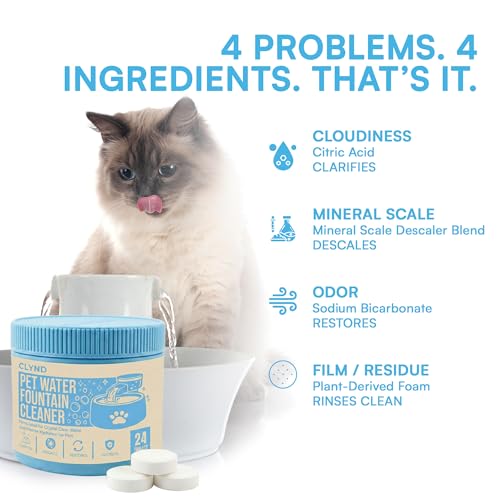Pet Water Fountain Cleaner and Descaler Tablets 24-Pack - Image 5