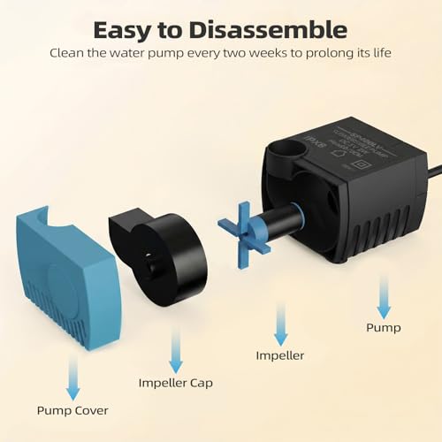 Cat Water Fountain Replacement Pump, SP-400LV Submersible Pump - Image 5
