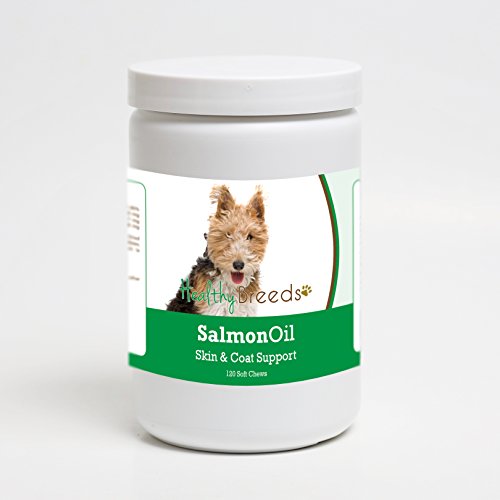Healthy Breeds Wire Fox Terrier Salmon Oil Soft Chews 120 Count