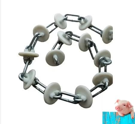 Pig Toy - Toys for Pigs - Stress and Boredom Relief - Pig Chew Toy Chain for Enhancing Behavior - Piglets Accessories - Farm and Domestic Use - Enjoyment and Fun