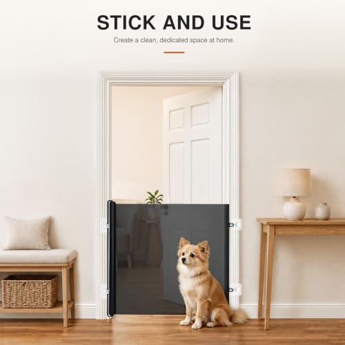 Retractable Indoor Dog Gate, No‑Drill Mesh Pet Fences | Pet Essentials - Image 7