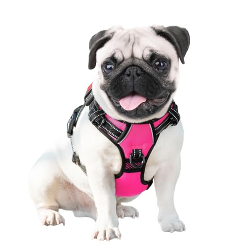 PHOEPET No Pull Dog Harness Medium Reflective Front Clip - Image 7