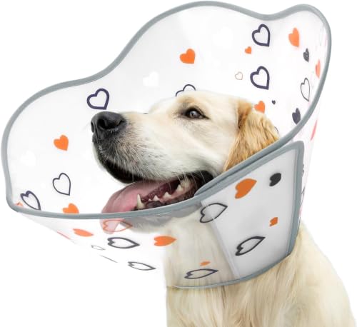 Elizabethan Dog Cone Collar to Stop Licking, Soft Neck Trim - Image 2