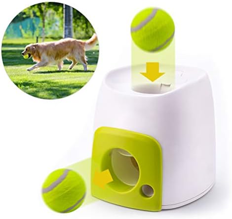 Zerodis Snack, Interactive Dog Ball Thrower Indoor Outdoor Toy for Small to Large Dogs (Green)