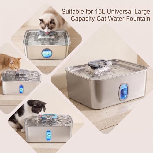 Pet Water Fountain Filter Replacement Kit, 12 Filters - Image 4
