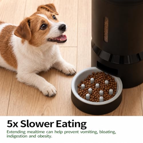 Slow Feeder Bowl for Automatic Dog Pet Feeder Pet Food - Image 4