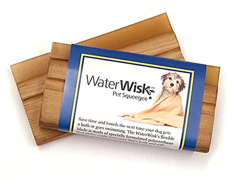 EquiGroomer WaterWisk Pet Squeegee/Bathing/Remove Soap and Water on Long and Short Coated Dogs/Coat Dryer