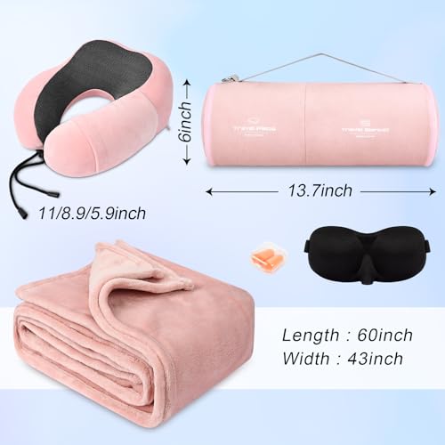 urnexttour Travel Pillow and Blanket Set Neck Pillow | Travel Comfort - Image 6