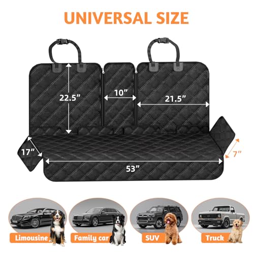Simple Trending Dog Car Seat Cover, Back Seat Pet Bed Mat - Image 4