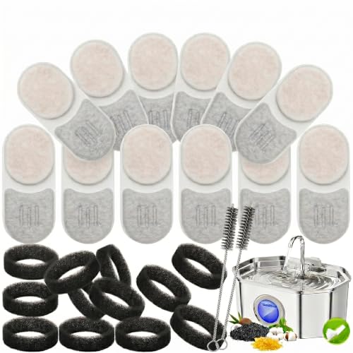 Cat Water Fountain Filter Replacement Kit, 12 Filters - Image 2