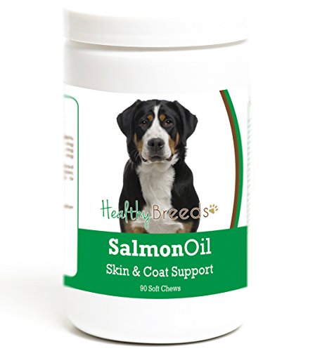 Healthy Breeds Greater Swiss Mountain Dog Salmon Oil Soft Chews 90 Count