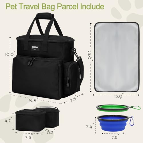 LARIPOP Dog Travel Bag Airline Friendly for Small Me | Travel Essentia - Image 3