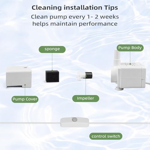 D443 Pet Water Fountain Replacement Pump, 8-Month | Phone & Computer - Image 6
