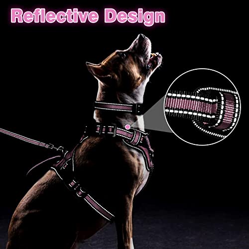 Pet Harness Collar and Leash Set, All-in-one Reflective - Image 6