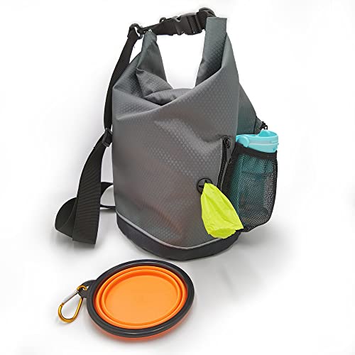 Waterproof Roll Top Pet Dog Food Travel Organizer Storage - Image 4