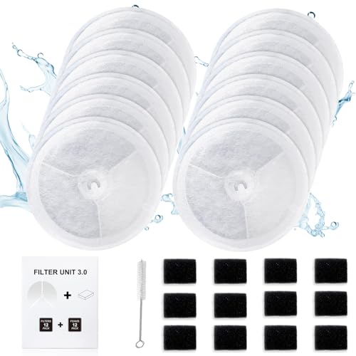 12 PCS Upgraded Filter Unit 3.0 Pet Cat Water Fountain - Image 2