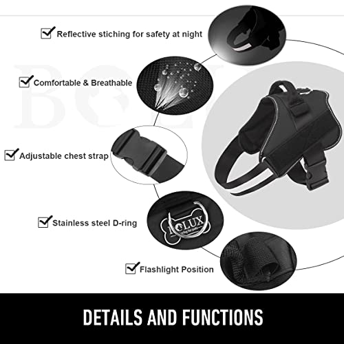 Bolux Dog Harness, No-Pull Reflective Dog Vest - Image 3