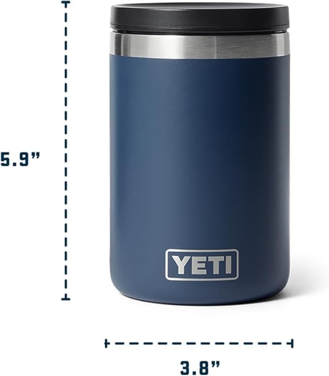 YETI Rambler 16 oz Food Jar, Vacuum Insulated, Stainless Steel, With Airtight Lid, Ridgeline