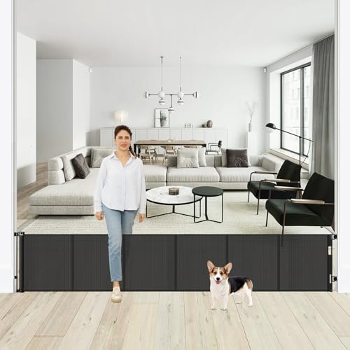 24 Inch Tall x 150 Inch Extra Wide Retractable Dog Gate - Image 2
