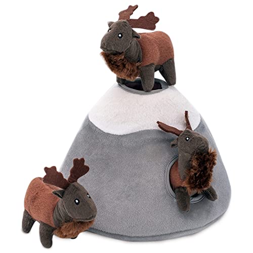 ZippyPaws Zippy Burrow Interactive Hide and Seek Dog Toys - Colorful Squeaky Plush Dog Puzzles, Watering Can